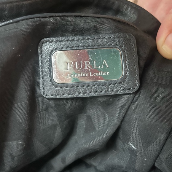 Furla Black Leather Shoulder Bag - Picture 9 of 11